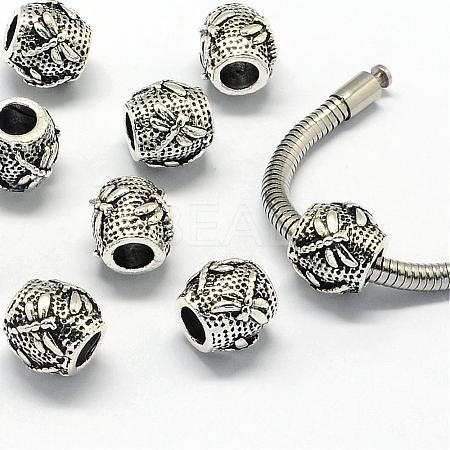 Alloy European Beads PALLOY-S079-028AS-1