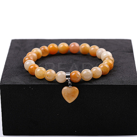 Natural Topaz Jade Stretch Bracelets ZS4670-7-1