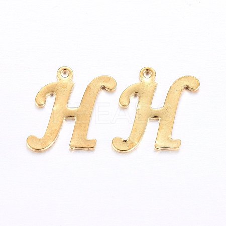 201 Stainless Steel Pendants STAS-O098-03G-H-1