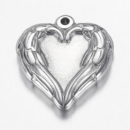 Tarnish Resistant 304 Stainless Steel Pendants STAS-G108-14-1