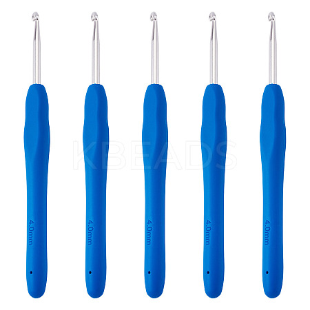 TPR Handle Aluminum Crochet Hook Needles TOOL-TA0001-13C-1