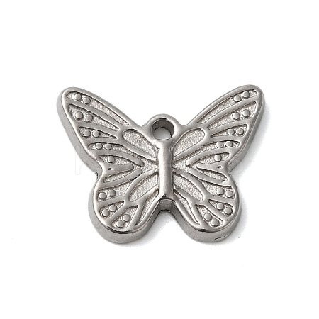 Non-Tarnish 304 Stainless Steel Charms STAS-N103-25P-1