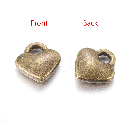 Tibetan Style Alloy Heart Charms LS-TIBEP-LFH260Y-AB-LF-1
