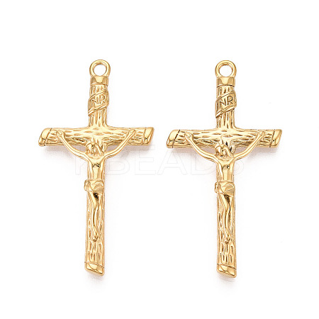 304 Stainless Steel Big Pendants STAS-T068-34G-1