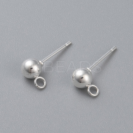 Wholesale 304 Stainless Steel Ball Stud Earring Post - KBeads.com