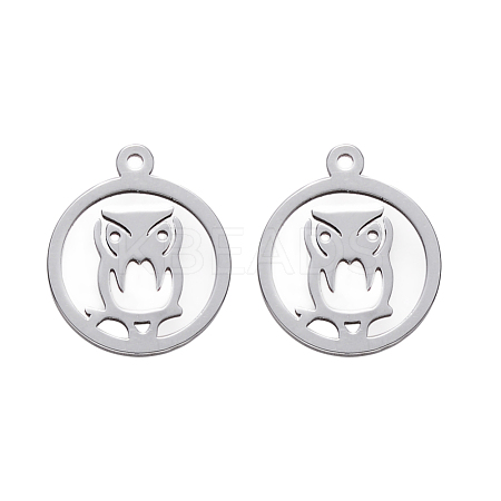 Non-Tarnish 201 Stainless Steel Pendants STAS-N092-104-1