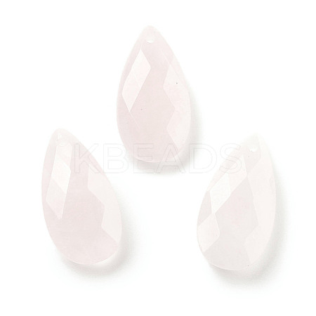 Natural Rose Quartz Pendants G-H007-08G-1