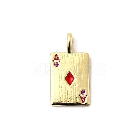 Rack Plating Brass Pendants X1-KK-A268-01G-01-1