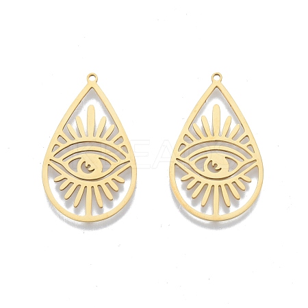 201 Stainless Steel Pendants STAS-N090-LA900-2-1