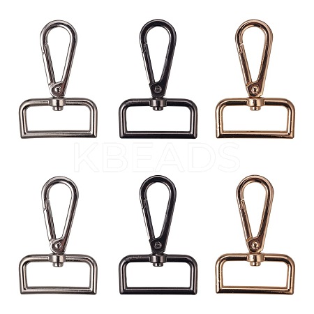 Zinc Alloy Swivel Clasps PALLOY-PH0012-65-1