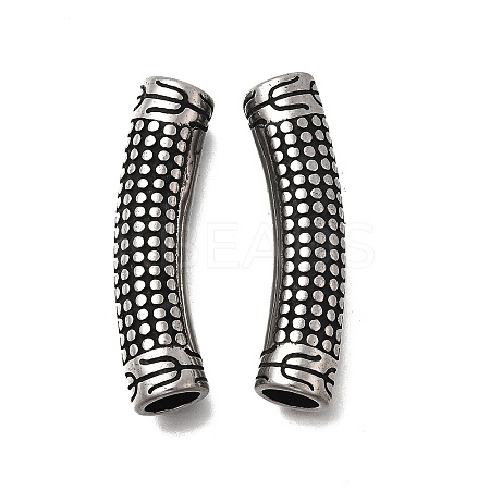 304 Stainless Steel Tube Beads STAS-D382-07AS-1