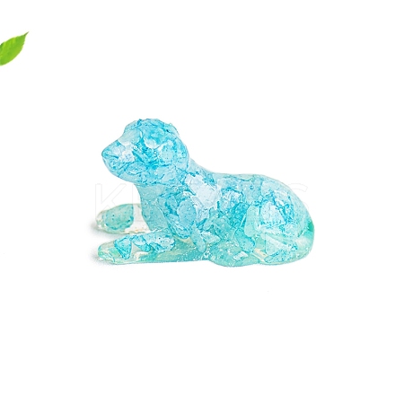Resin Dog Display Decoration PW-WGF94F5-16-1