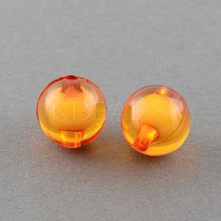 Transparent Acrylic Beads TACR-S092-8mm-11-1