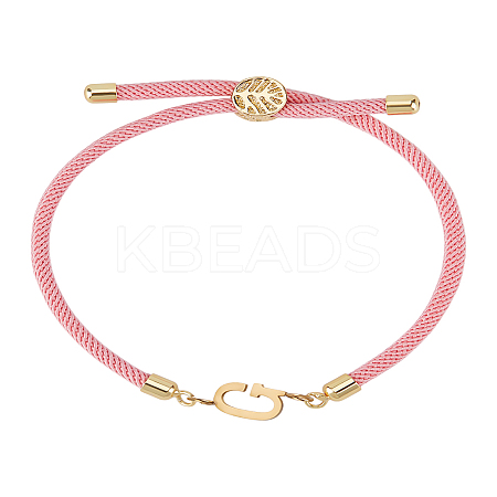 1Pc Adjustable Nylon Cord Slider Bracelets for Women BJEW-LP0001-32G-03-1