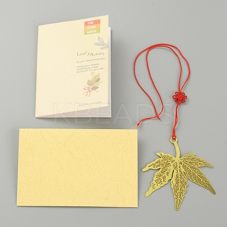 Brass Bookmarks LS-AJEW-WH0322-02B-G-1