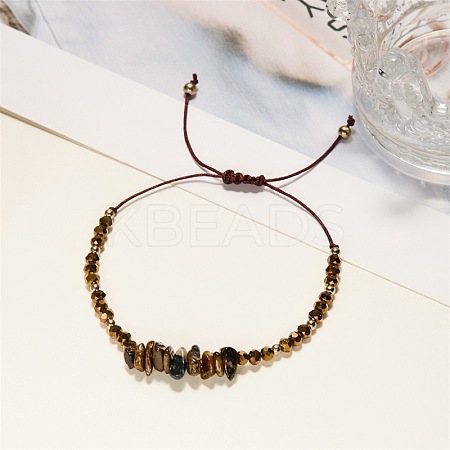 Natural Gemstones Adjustable Bracelets VY0463-12-1