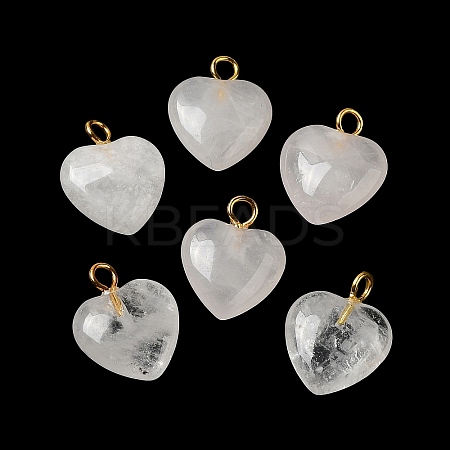 Natural Quartz Crystal Pendants G-E603-01G-10-1