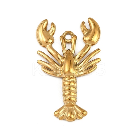 Marine Animal 304 Stainless Steel Pendants STAS-K287-07A-G-1