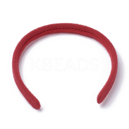 Hair Accessories Plain Plastic Hair Band Findings OHAR-S195-04B-1