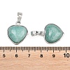 Natural Amazonite Pendants G-A315-04B-P-3