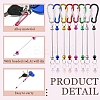 8Pcs 8 Styles Aluminum & Alloy Climbing Carabiners DIY-YW0010-37-4