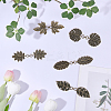 5Pcs 5 Styles Alloy Cardigan Clips AJEW-SC0004-38AB-7