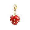 304 Stainless Steel Enamel Pendant Decorations LS-STAS-B096-03G-1