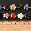 Mixed Natural Gemstone Flower Beads Strands G-L241B-07-6