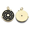 Brass Micro Pave Cubic Zirconia Pendants ZIRC-N039-056B-NF-1