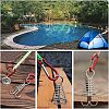 12Pcs 2 Colors Aluminium Alloy Tent Rope Tensioners FIND-FH0001-99-6
