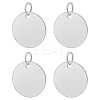 BENECREAT 4Pcs 925 Sterling Silver Charms STER-BC0001-65-1