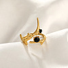 304 Stainless Steel Cuff Open Rings FS-WGD6945-12-1