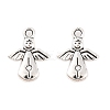 Tibetan Style Alloy Pendants TIBEP-S299-37AS-RS-1