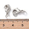 Rack Plating Brass Lobster Claw Clasps KK-F090-26P-02-3