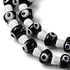 Handmade Evil Eye Lampwork Beads Strands LAMP-S069-01A-02-3