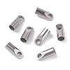 Tarnish Resistant 304 Stainless Steel Cord Ends STAS-H153-08P-2