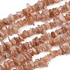 Natural Gold Spot Sunstone Beads Strands G-G464-B01-01-2