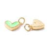 Rack Plating Brass Enamel Charms KK-D073-27G-01-3