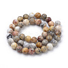 Natural Crazy Agate Beads Strands G-S259-38-6mm-2