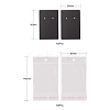 200Pcs 2 Style Cardboard Display Cards and OPP Cellophane Bags CDIS-LS0001-05C-2