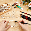 60Pcs 6 Styles Wood Cabochons WOOD-FH0002-26-3