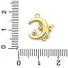 Brass Micro Pave Cubic Zirconia Pendants ZIRC-F143-03G-3