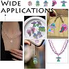 20Pcs 5 Style Alien Theme Colorful Acrylic Pendants FIND-CA0006-56-5