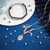 100Pcs 6 Style 201 Stainless Steel European Beads Sets STAS-PH0005-43-5