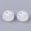 Transparent Frosted Acrylic Beads X-FACR-T002-001-2