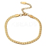 304 Stainless Steel Snake Chains Bracelets for Women BJEW-P395-02G-05-4