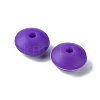 Rondelle Food Grade Eco-Friendly Silicone Focal Beads SIL-F003-07C-4