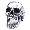 Skull 304 Stainless Steel Finger Rings for Men FS-WGF2445-05-5