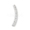 304 Stainless Steel Curved Tube Beads LS-STAS-M071-03I-P-2