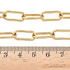 304 Stainless Steel Paperclip Chains Necklaces NJEW-Z102-02G-5